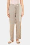 Amante Full Length Pyjama Bottom - Peach Leaf Print — thumbnail 1